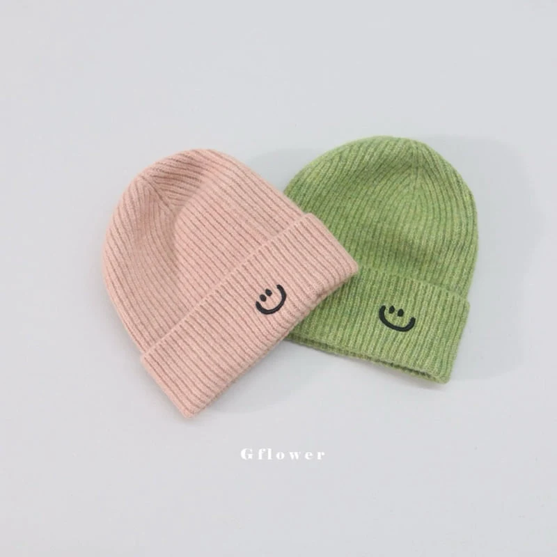 G Flower - Korean Baby Fashion - #onlinebabyboutique - Pastel Smile Beanie - 9