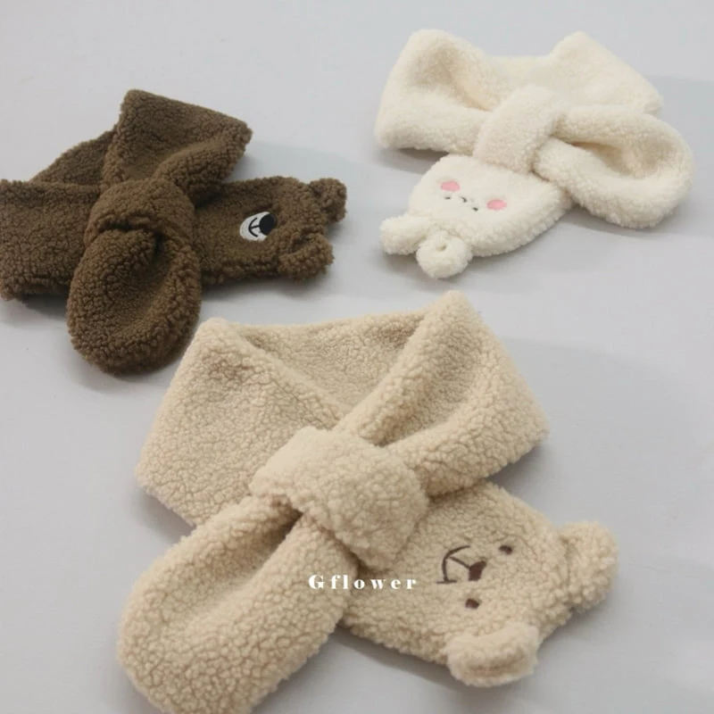 G Flower - Korean Baby Fashion - #onlinebabyshop - Animal Muffler - 5