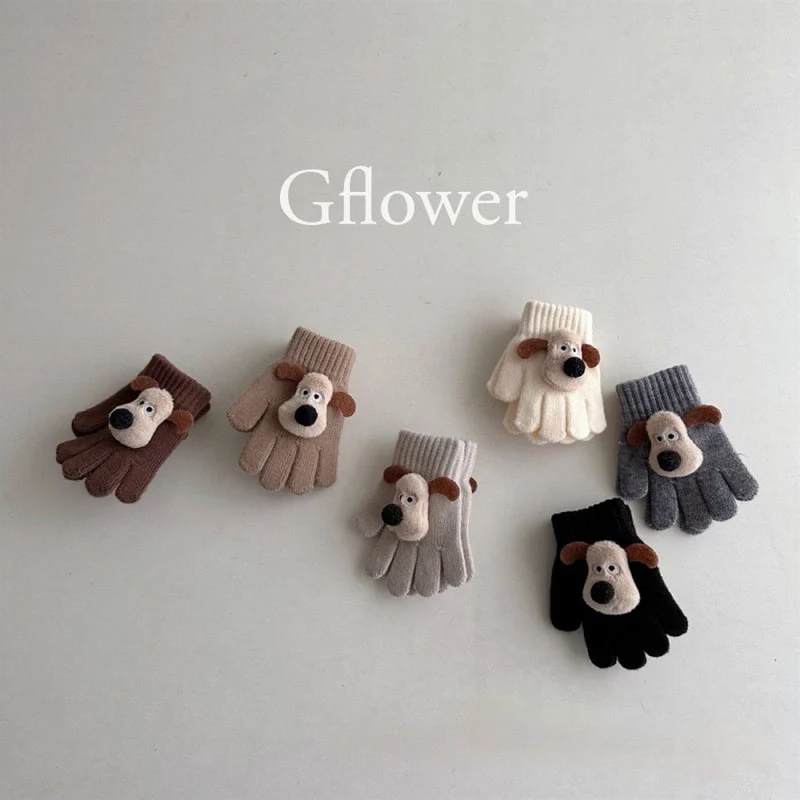 G Flower - Korean Baby Fashion - #onlinebabyshop - Puppy Finger Gloves