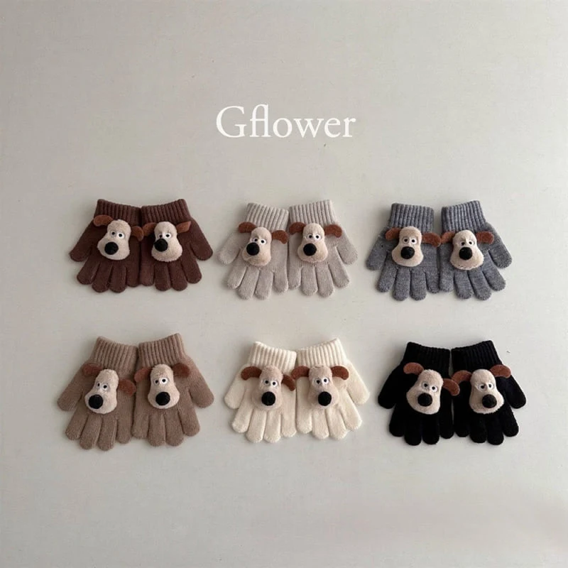 G Flower - Korean Baby Fashion - #smilingbaby - Puppy Finger Gloves - 2