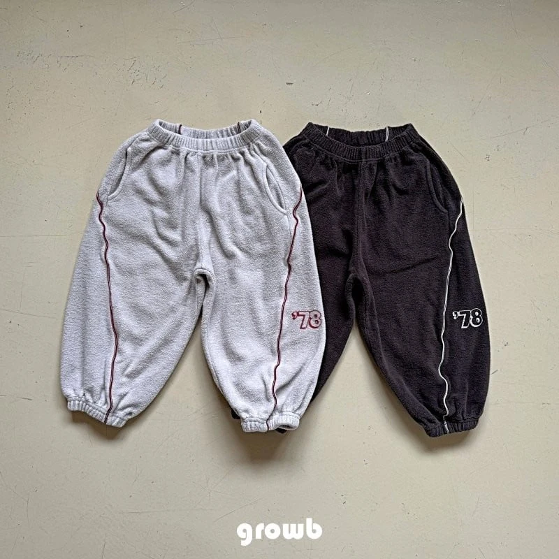 Grow B - Korean Children Fashion - #Kfashion4kids - 78 Jogger Pants