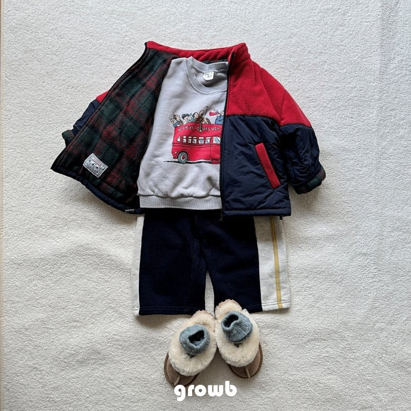 Grow B - Korean Children Fashion - #Kfashion4kids - Line Pants - 3