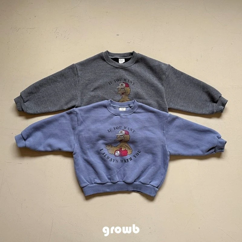 Grow B - Korean Children Fashion - #designkidswear - Always Sweatshirt