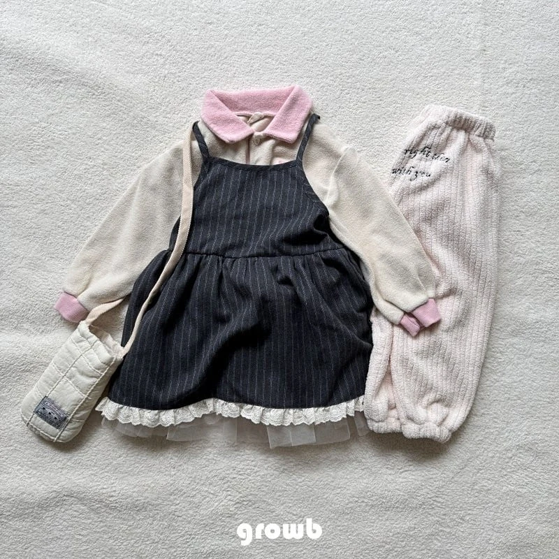 Grow B - Korean Children Fashion - #designkidswear - Toning Dress - 7