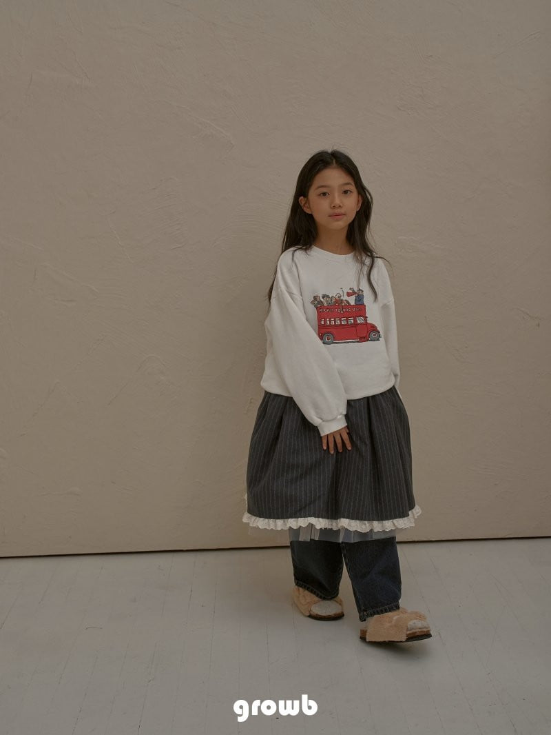 Grow B - Korean Children Fashion - #magicofchildhood - Tour Sweatshirt - 7