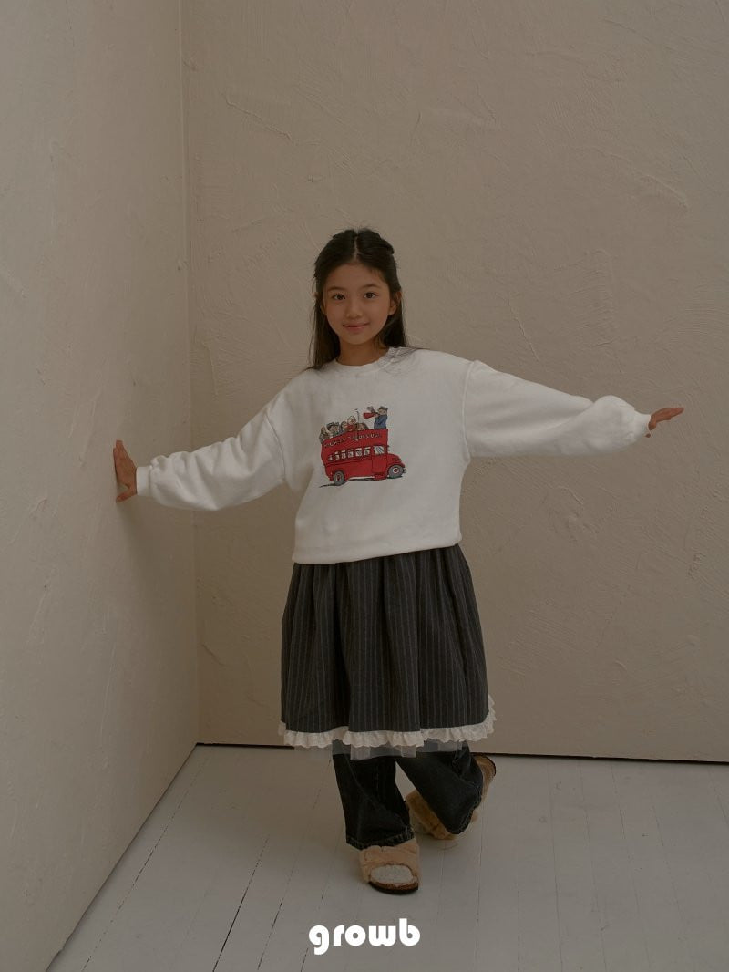 Grow B - Korean Children Fashion - #prettylittlegirls - Tour Sweatshirt - 9