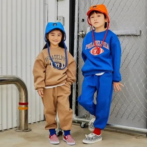 Gugu Kids - Korean Children Fashion - #designkidswear - Philadelphia 37 Top Bottom Set