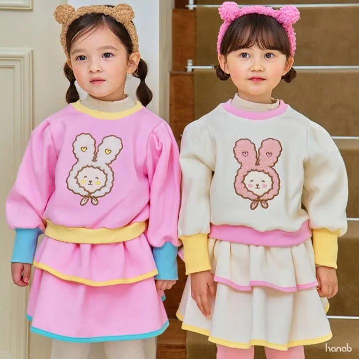 Hanab - Korean Children Fashion - #Kfashion4kids - Bunny Patch Set - 2