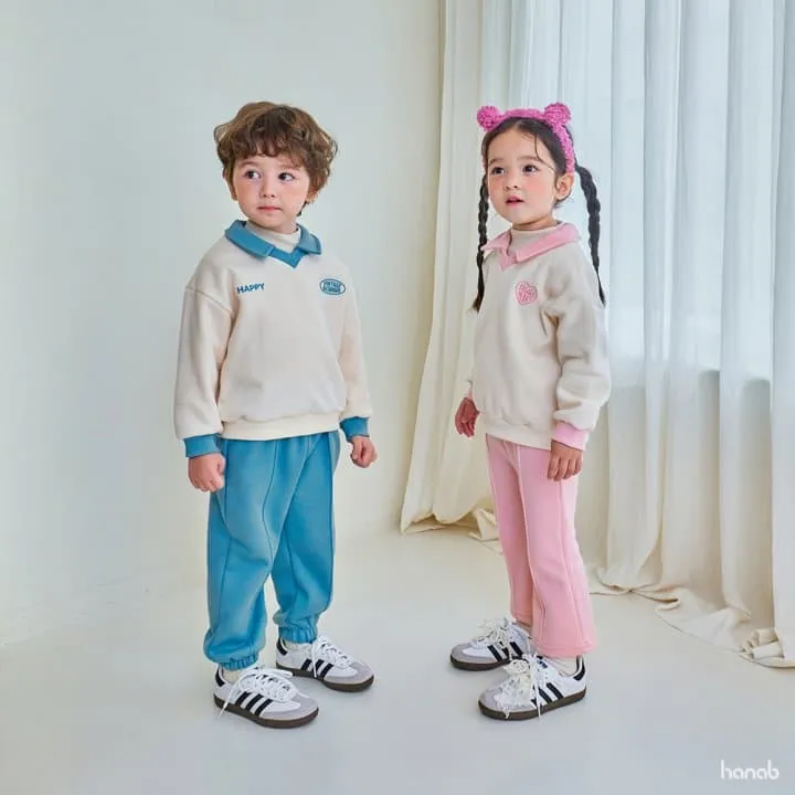 Hanab - Korean Children Fashion - #childofig - V Collar Set