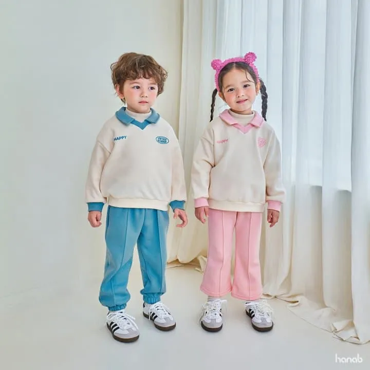 Hanab - Korean Children Fashion - #fashionkids - V Collar Set - 5