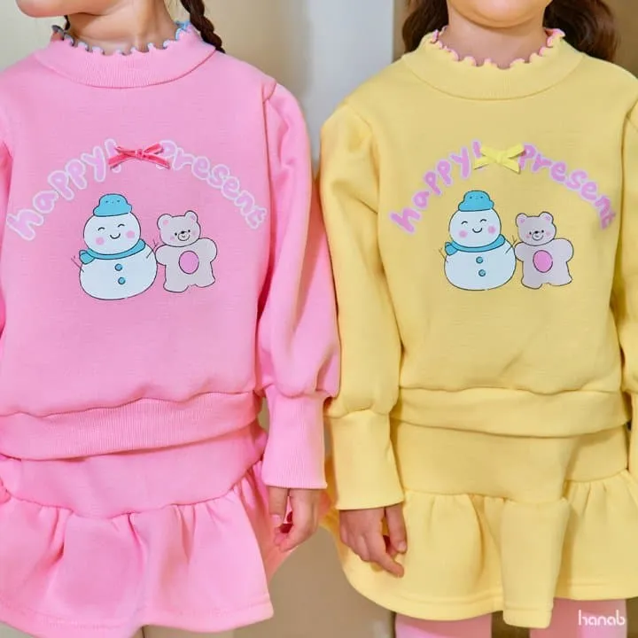 Hanab - Korean Children Fashion - #kidsshorts - Happy Snowman Set - 2