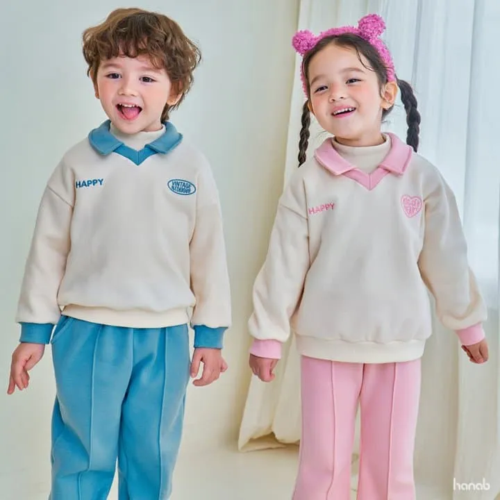 Hanab - Korean Children Fashion - #littlefashionista - V Collar Set - 10