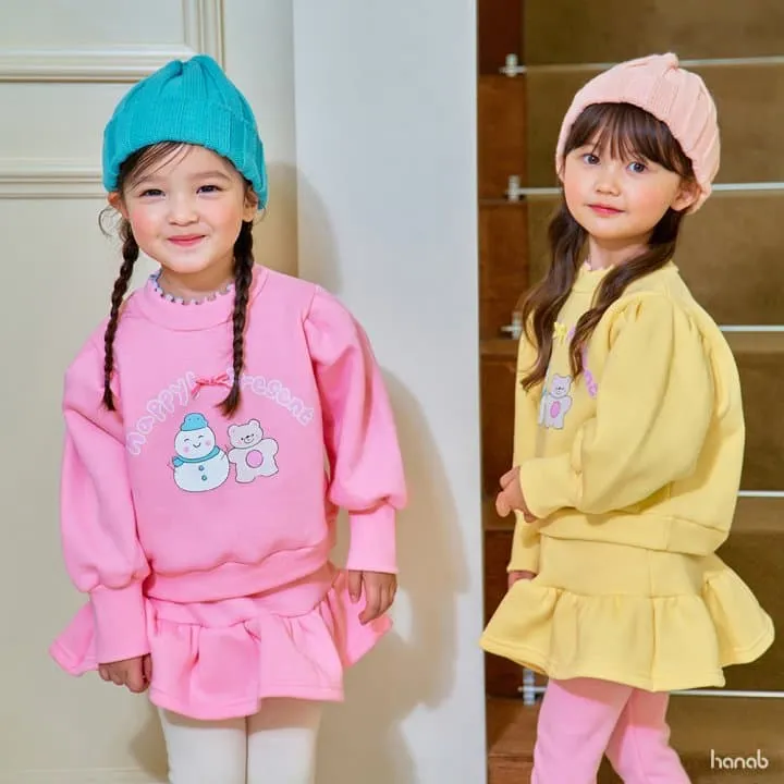 Hanab - Korean Children Fashion - #littlefashionista - Happy Snowman Set - 6