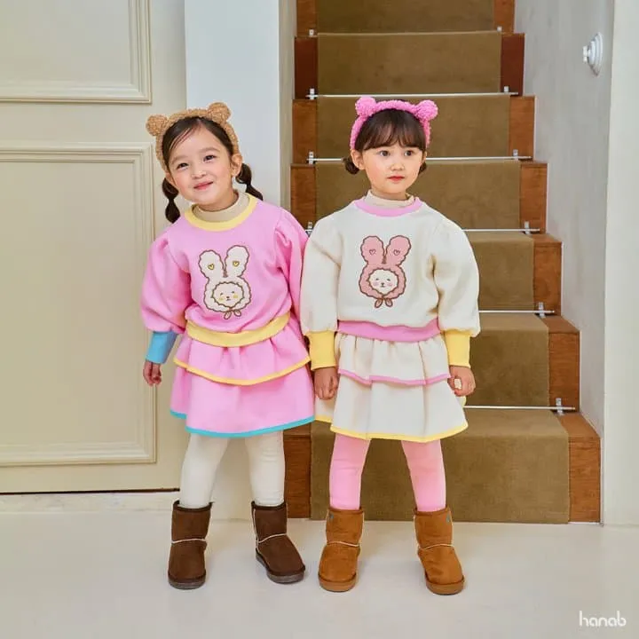 Hanab - Korean Children Fashion - #littlefashionista - Bunny Patch Set - 3