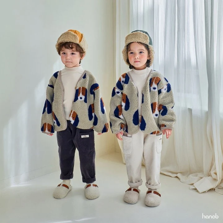 Hanab - Korean Children Fashion - #littlefashionista - Puppy Dumble Jacket - 5