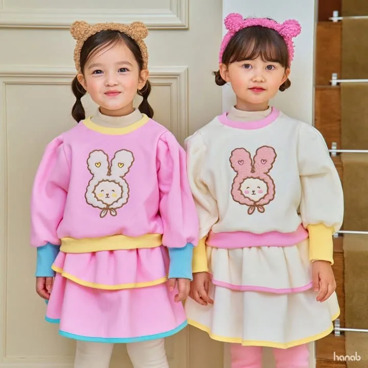 Hanab - Korean Children Fashion - #littlefashionista - Bunny Patch Set - 4