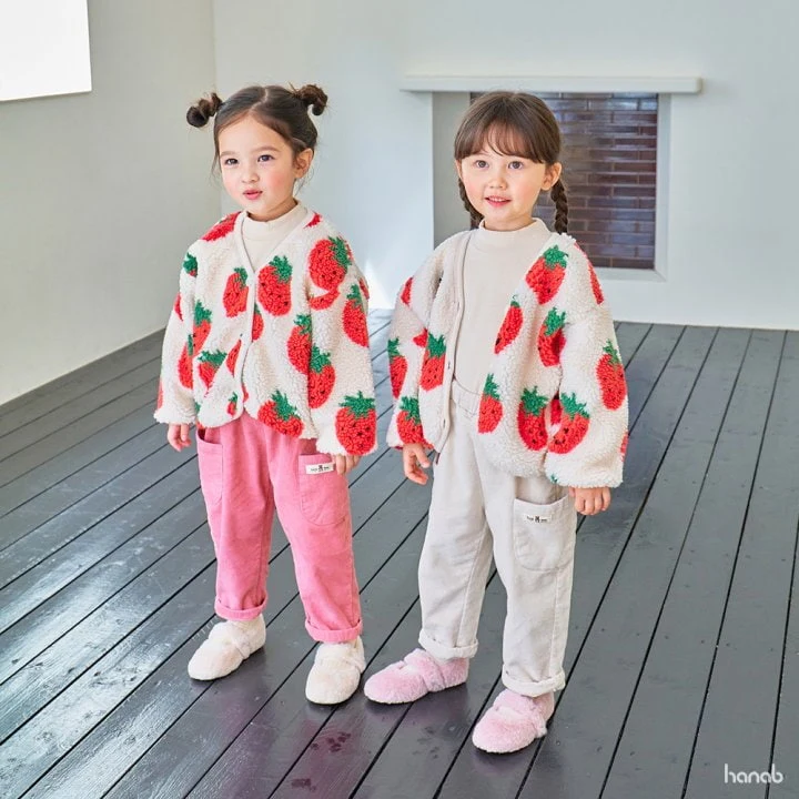 Hanab - Korean Children Fashion - #magicofchildhood - Strawberry Dumble Jacket - 7