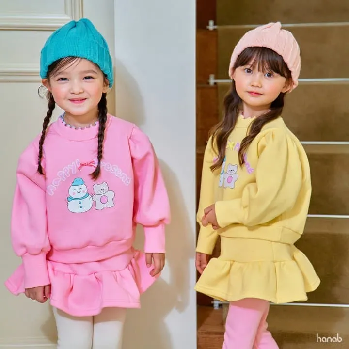 Hanab - Korean Children Fashion - #minifashionista - Happy Snowman Set - 8