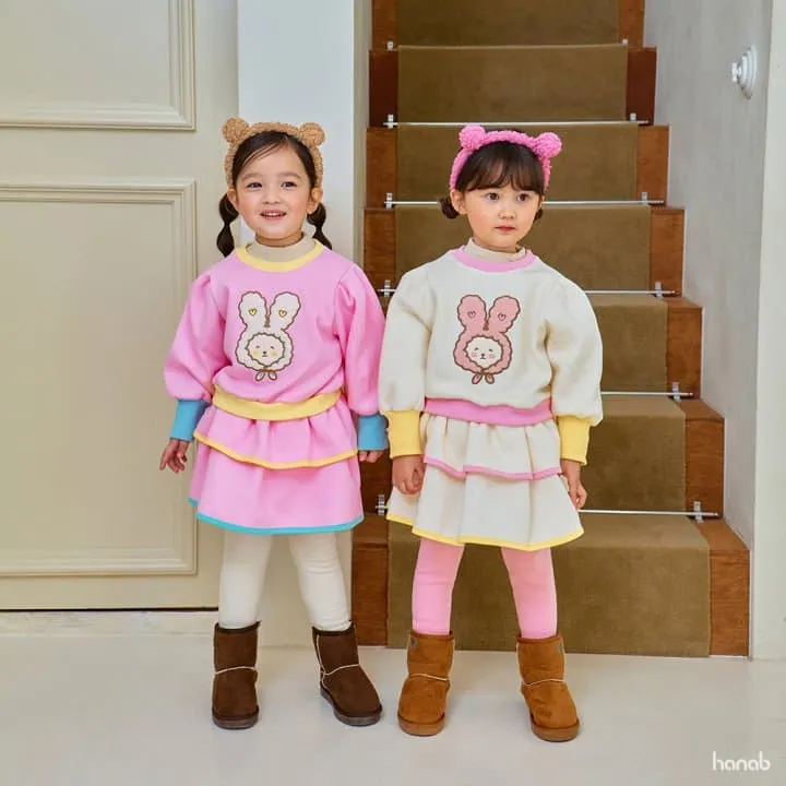 Hanab - Korean Children Fashion - #minifashionista - Bunny Patch Set - 5