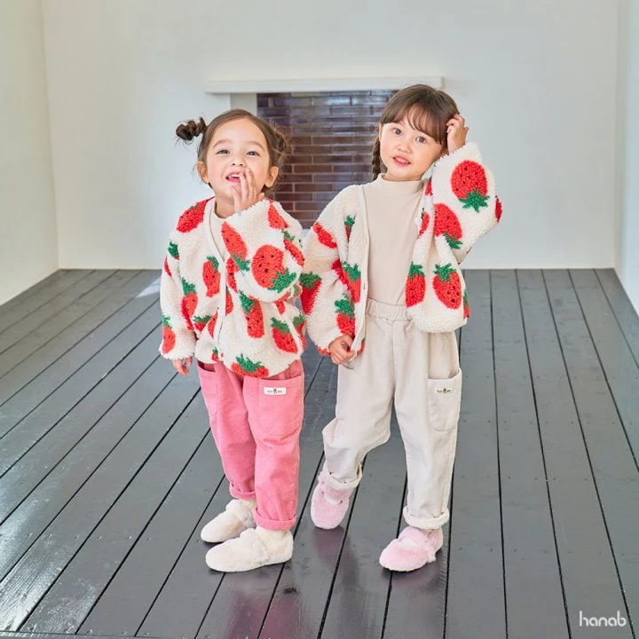 Hanab - Korean Children Fashion - #prettylittlegirls - Strawberry Dumble Jacket - 9