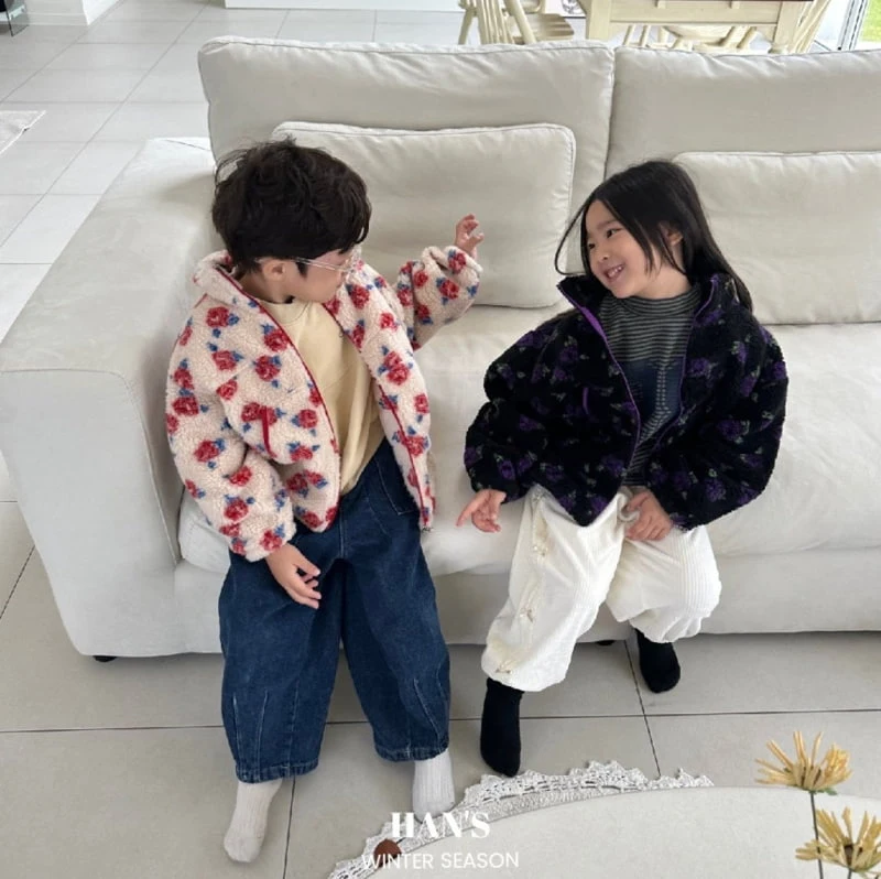 Han's - Korean Children Fashion - #Kfashion4kids - Lois Dumble Zip-up with Mom - 6