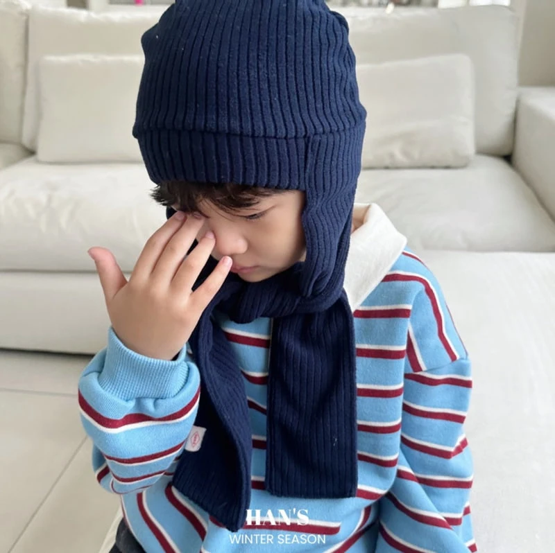 Han's - Korean Children Fashion - #childofig - Fleece Warmer Beanie - 11