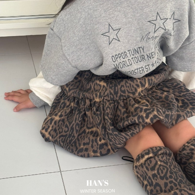 Han's - Korean Children Fashion - #childofig - Leopard Balloon Skirt - 5