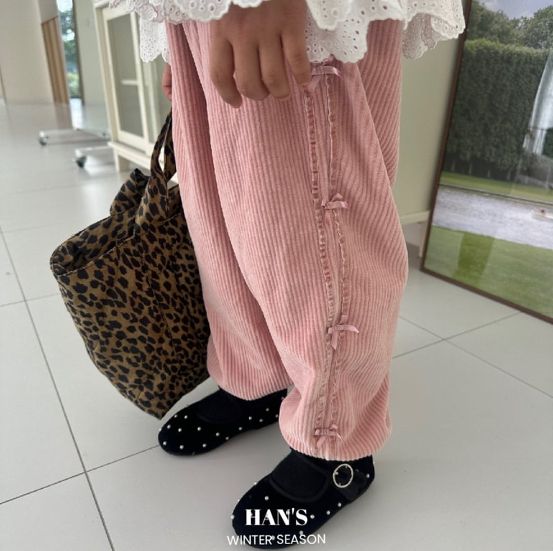 Han's - Korean Children Fashion - #childofig - Lucia Ribbon Pants - 12