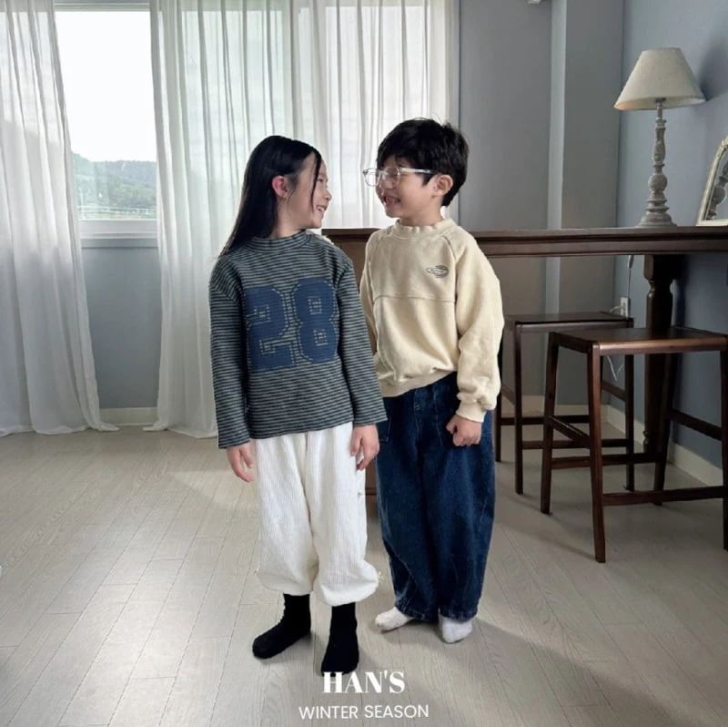 Han's - Korean Children Fashion - #childrensboutique - 28 Stripe Turtleneck Tee - 3