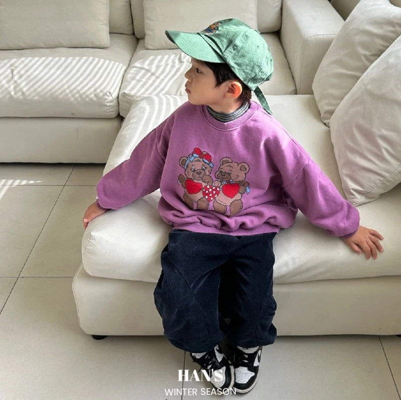 Han's - Korean Children Fashion - #fashionkids - Couple Bear Sweatshirts with Mom - 11