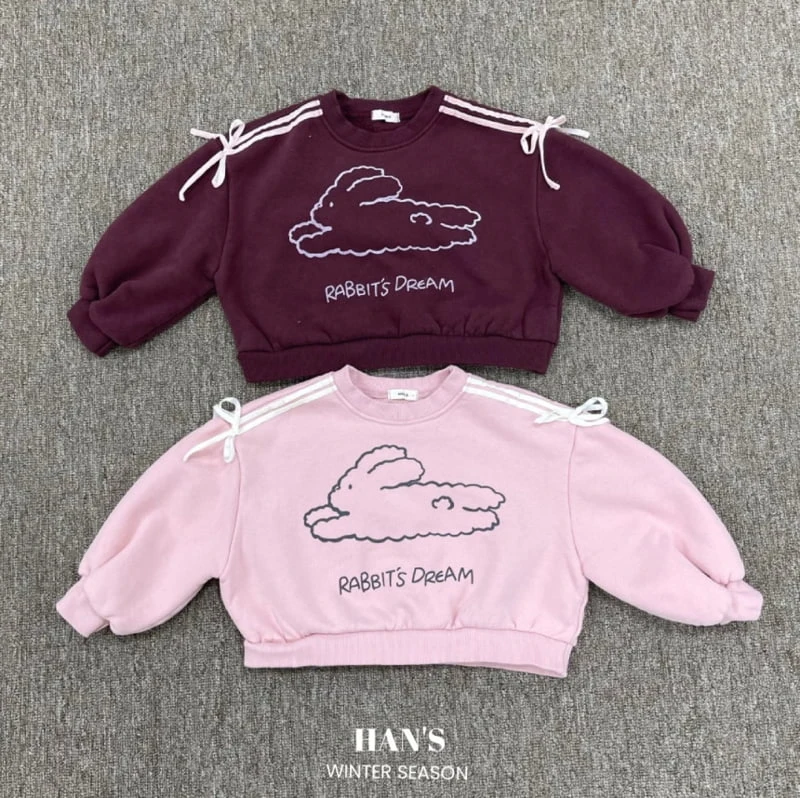 Han's - Korean Children Fashion - #kidsshorts - Rabbit Sweatshirts