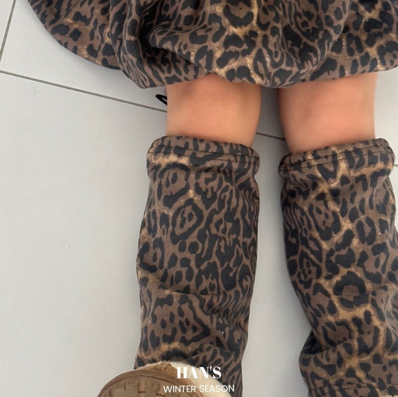 Han's - Korean Children Fashion - #kidsshorts - Leopard Leg Warmer - 4