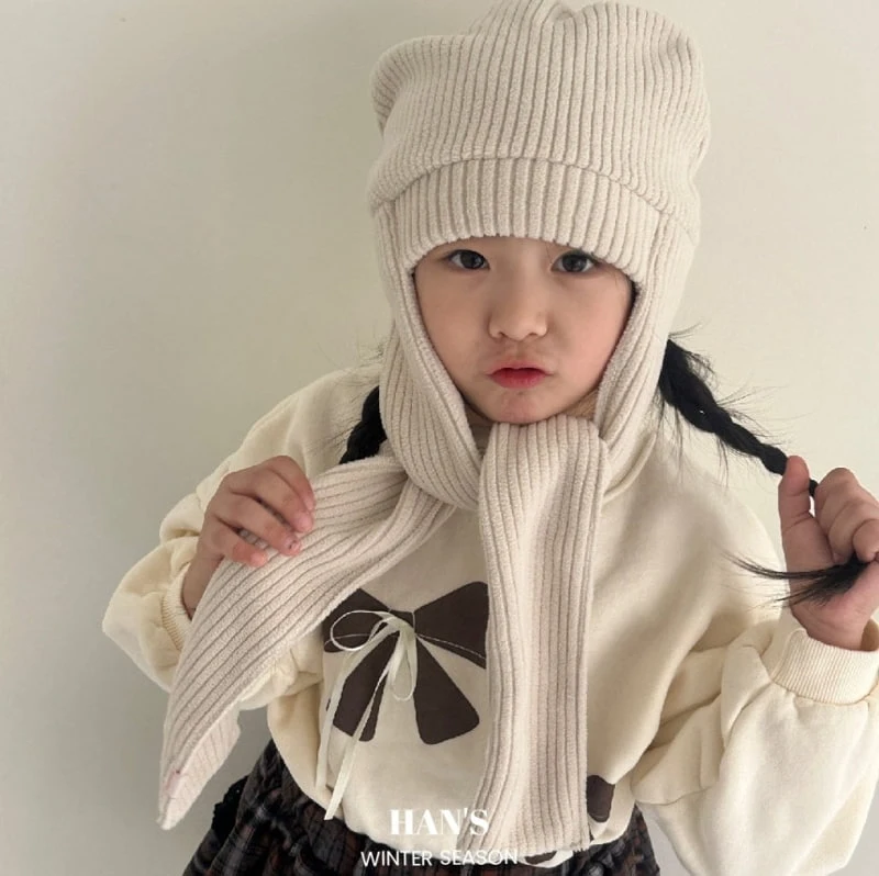 Han's - Korean Children Fashion - #kidzfashiontrend - Fleece Warmer Beanie - 5