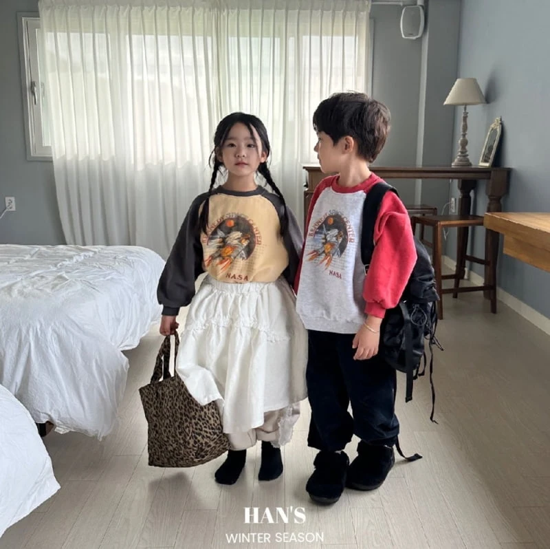 Han's - Korean Children Fashion - #minifashionista - Nasa Sweatshirts with Mom - 8