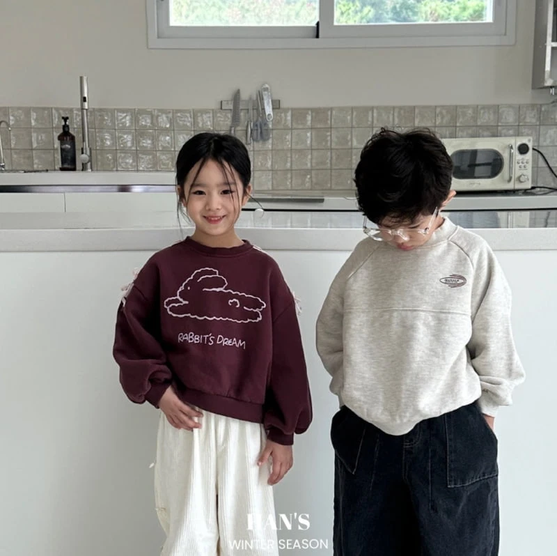 Han's - Korean Children Fashion - #minifashionista - Rabbit Sweatshirts - 7