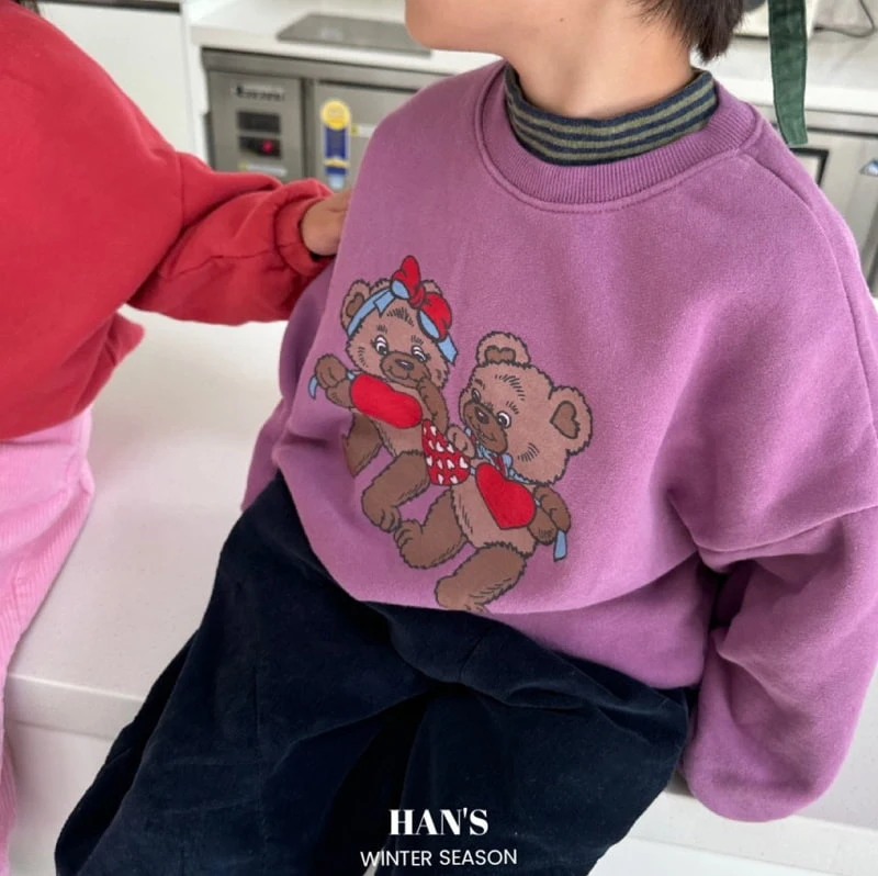 Han's - Korean Children Fashion - #prettylittlegirls - Couple Bear Sweatshirts with Mom - 3