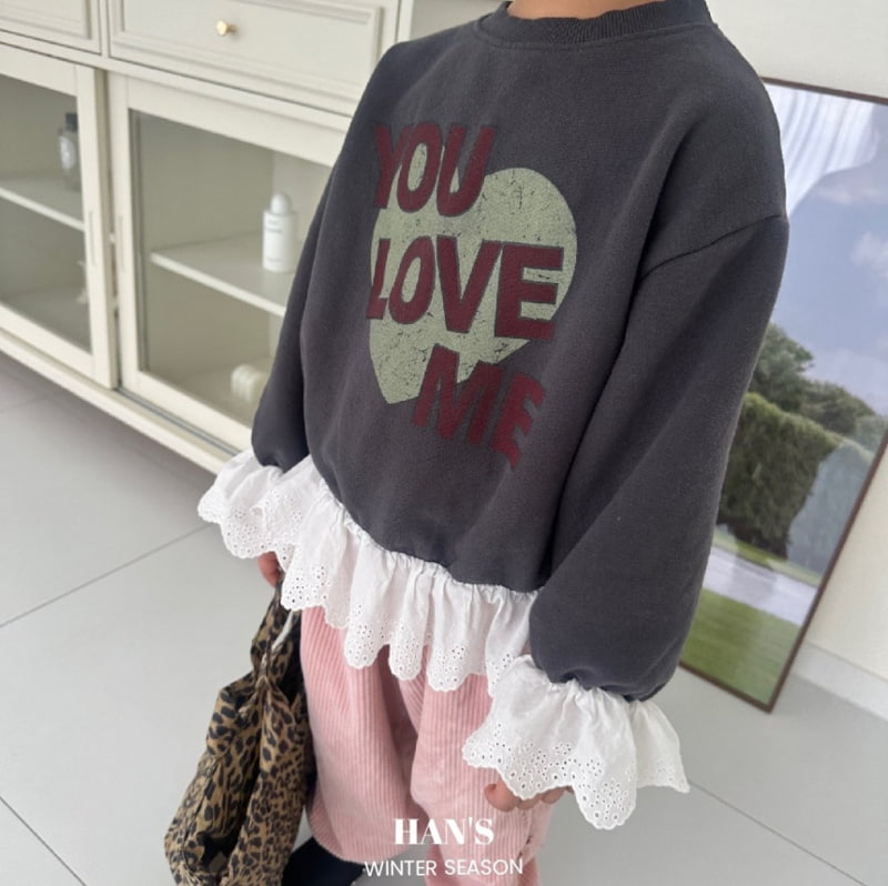 Han's - Korean Children Fashion - #toddlerclothing - Love Me Sweatshirts with Mom - 3