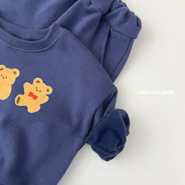 Haro Haro - Korean Children Fashion - #Kfashion4kids - Three Bears Fleece Top Bottom Set - 11