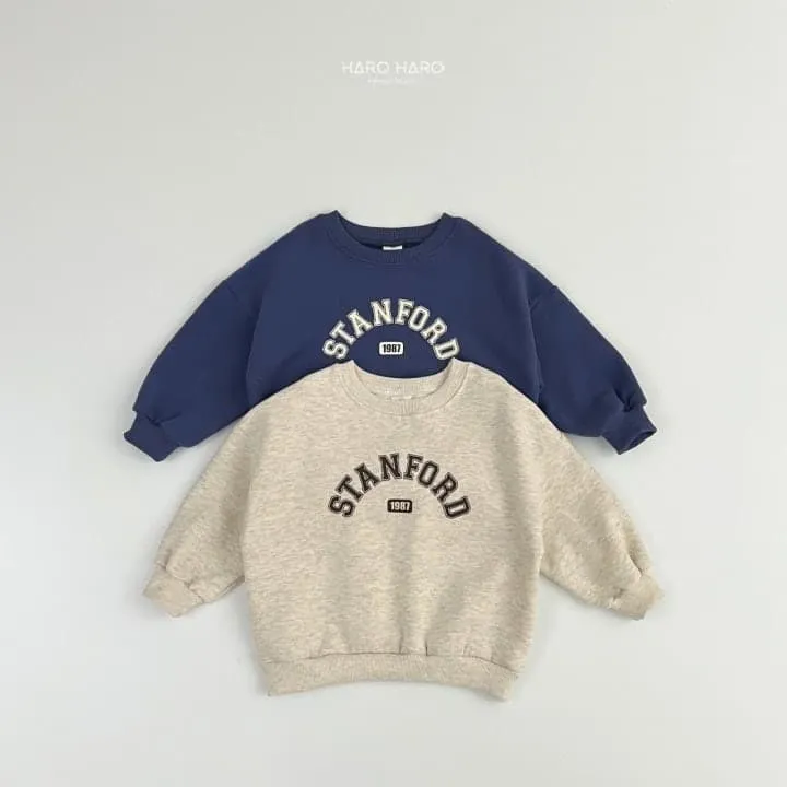 Haro Haro - Korean Children Fashion - #designkidswear - Stanford Fleece Sweatshirt