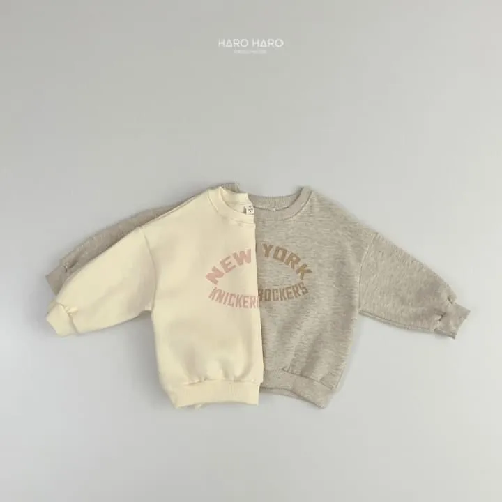 Haro Haro - Korean Children Fashion - #discoveringself - New York Fleece Sweatshirt - 3