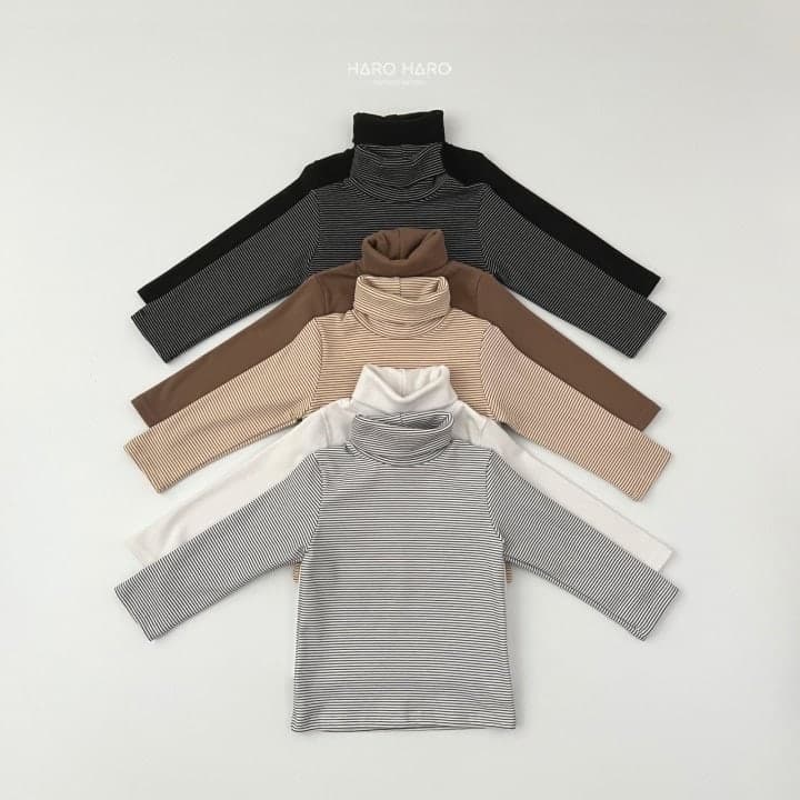 Haro Haro - Korean Children Fashion - #discoveringself - Chocolat Turtleneck - 3