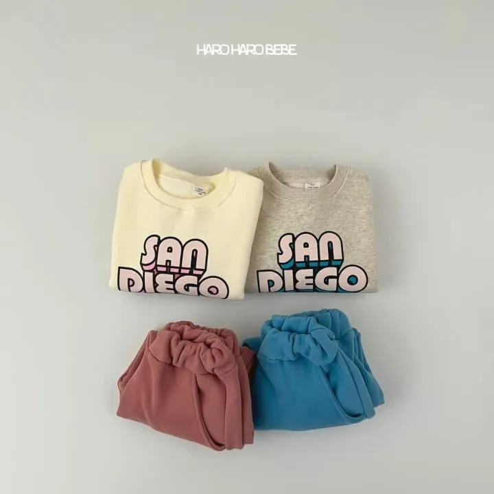 Haro Haro - Korean Children Fashion - #discoveringself - San Diego Fleece Top Bottom Set - 8