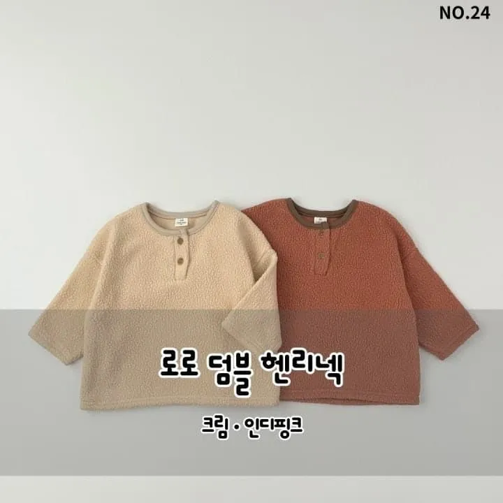 Haro Haro - Korean Children Fashion - #fashionkids - Lolo Henley Neck