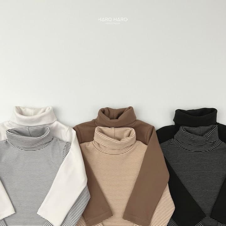 Haro Haro - Korean Children Fashion - #discoveringself - Chocolat Turtleneck - 4