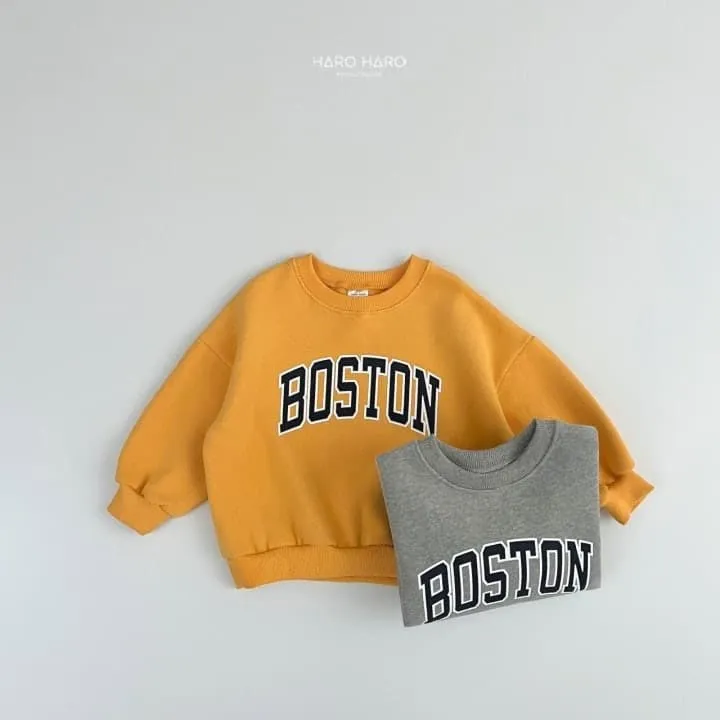 Haro Haro - Korean Children Fashion - #kidsshorts - Boston Fleece Sweatshirt - 7