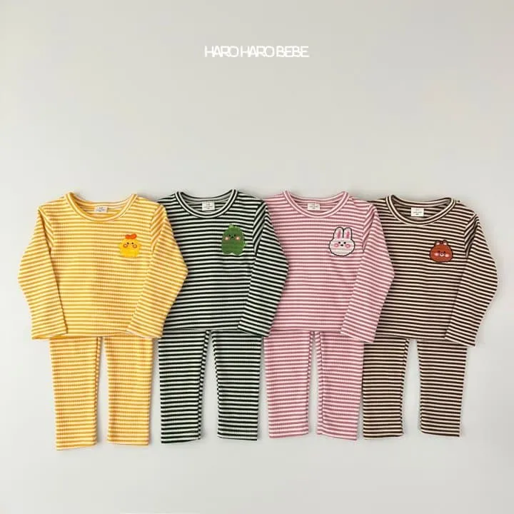 Haro Haro - Korean Children Fashion - #kidsshorts - Animals Winter Pajama - 3