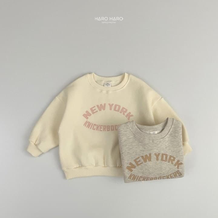 Haro Haro - Korean Children Fashion - #kidzfashiontrend - New York Fleece Sweatshirt - 7