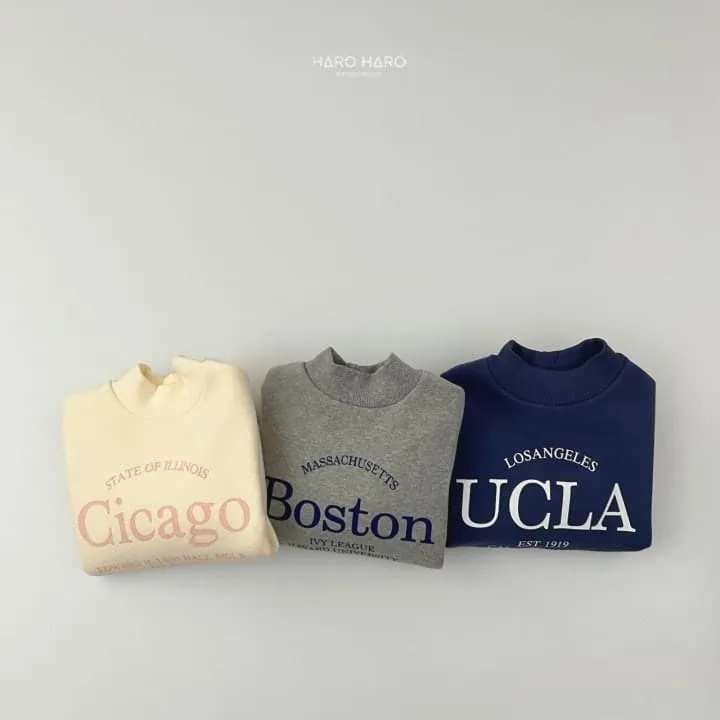 Haro Haro - Korean Children Fashion - #littlefashionista - College Fleece Sweatshirt - 7