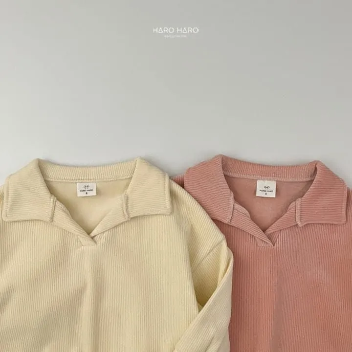 Haro Haro - Korean Children Fashion - #Kfashion4kids - Custard Collar Sweatshirt - 4