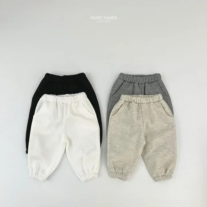 Haro Haro - Korean Children Fashion - #littlefashionista - Fleece Jogger Pants - 6